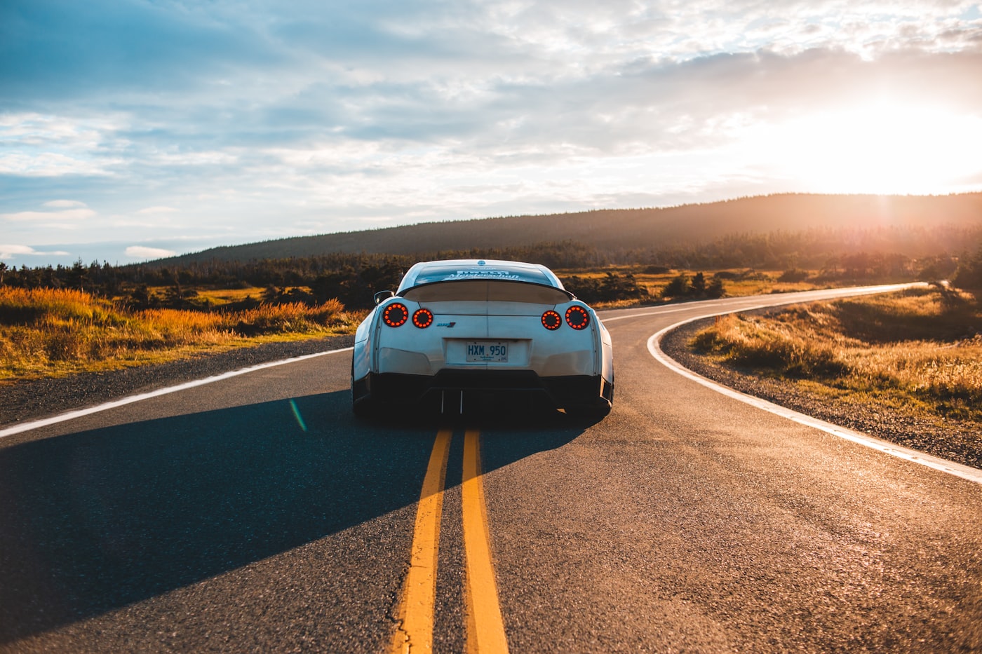 Vehicle on the road